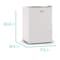Black & Decker Compact Refrigerator Energy Star Single Door Mini Fridge with Freezer, 2.5 Cubic Ft., White BCRK25W - alternate 2